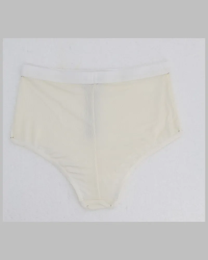 Maison Margiela A Coste Slip — Ivory Ivory