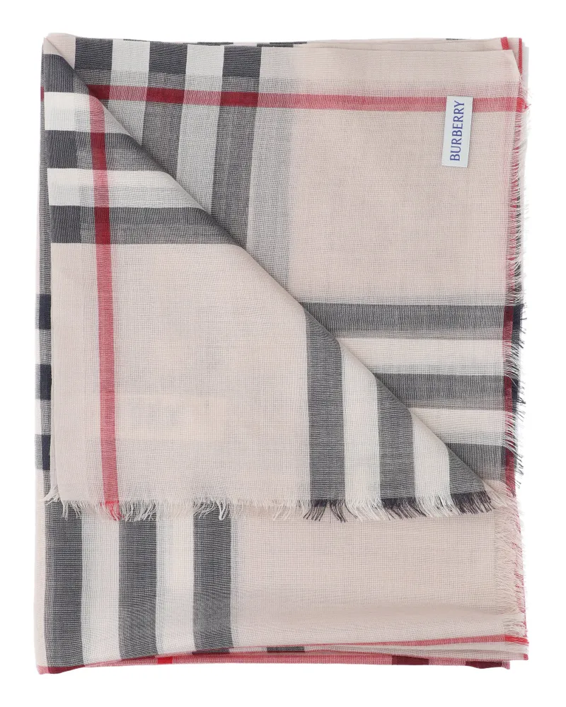 Burberry Women's Scarfs Grey Wool Grey