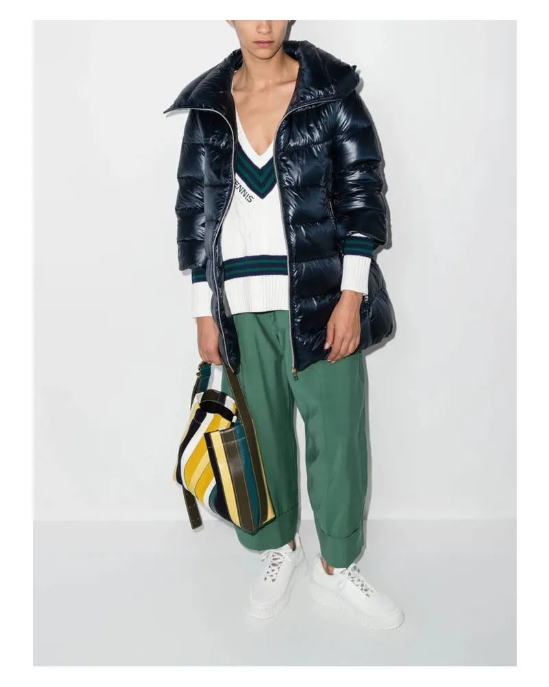 Herno Quilted Goose Down Down Jacket — Navy Navy