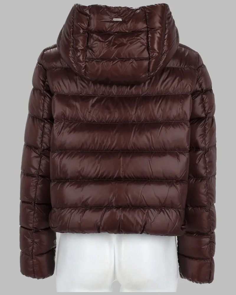 Herno Ultralight Nylon Raincoat — Brown Brown