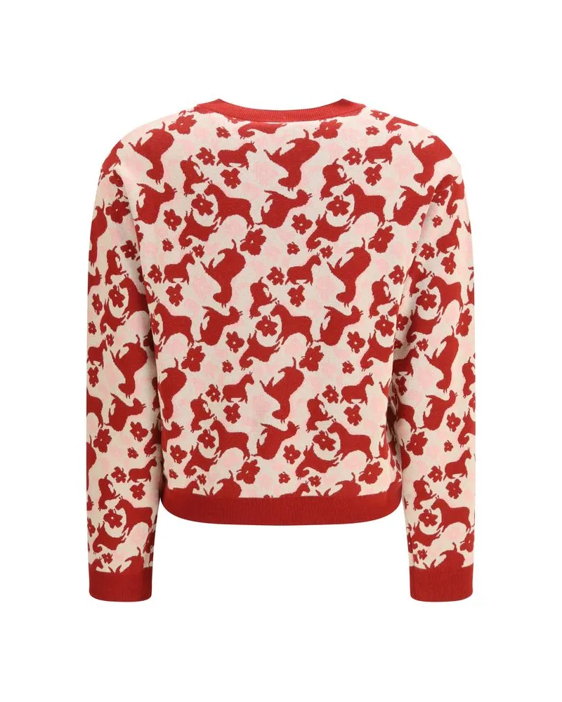 Max Mara Women's Multicolor Viscose Sweatshirt Clothing Red