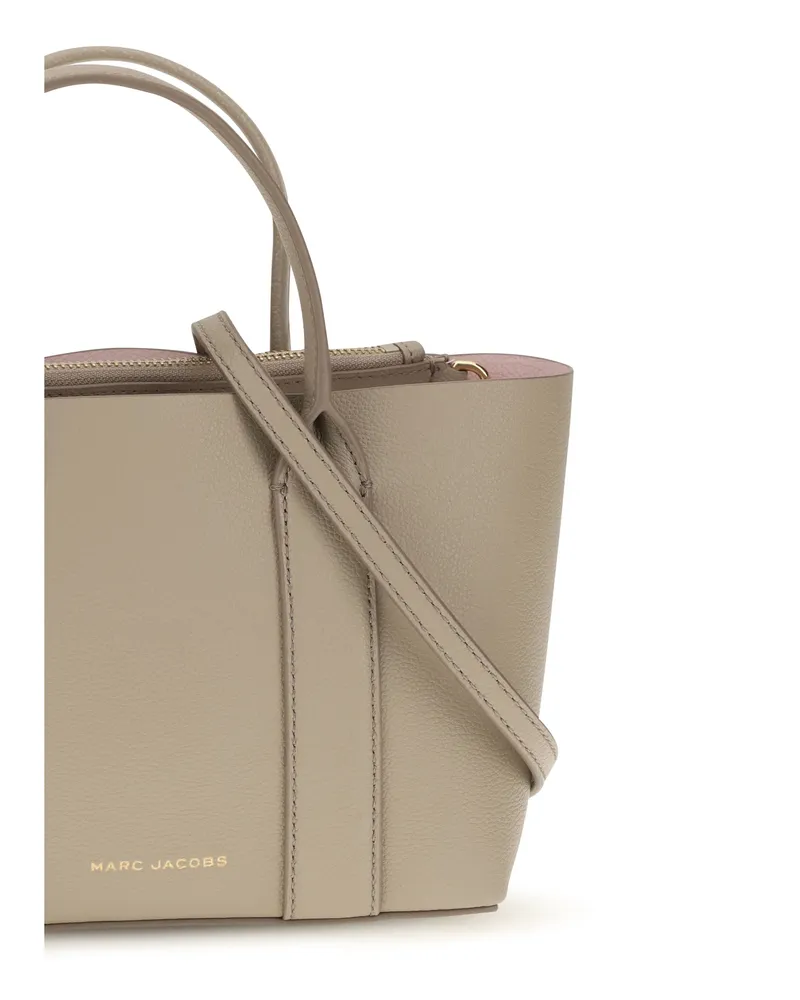 Marc Jacobs Pebbled Leather Shoulder Bag — Beige Beige