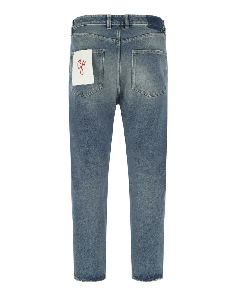 Golden Goose Men's Denim Happy Jeans 50100 Exterior: Cotton Blue