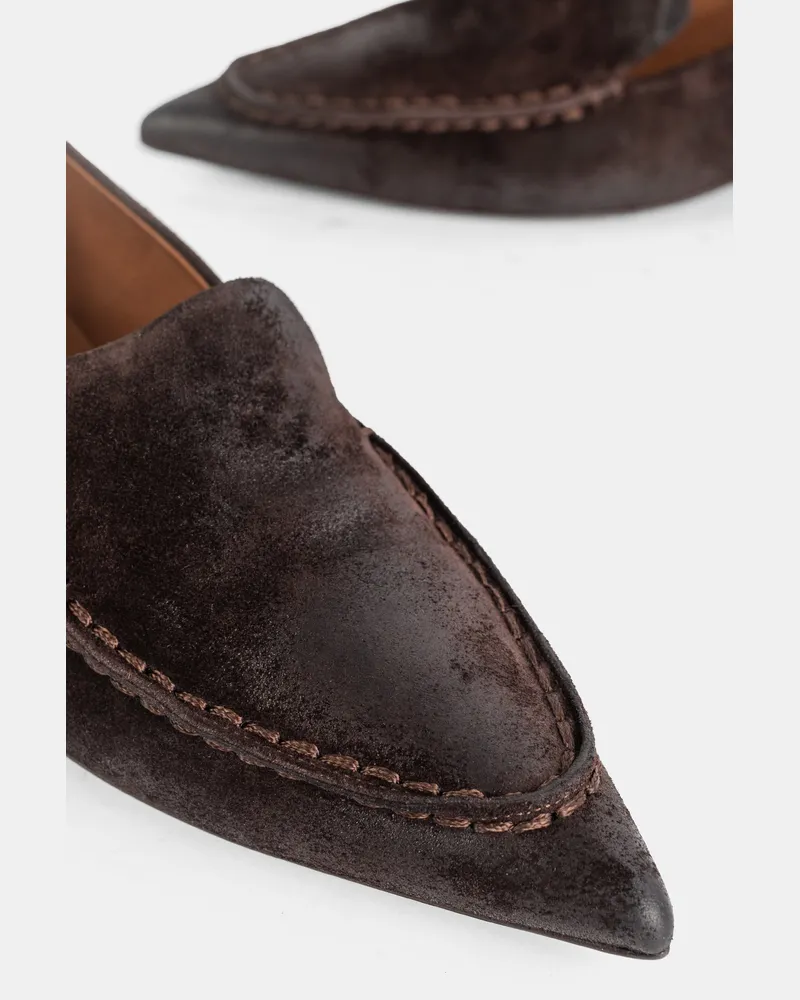 Marsèll Women's Spino Mocassino Brown Loafers Brown
