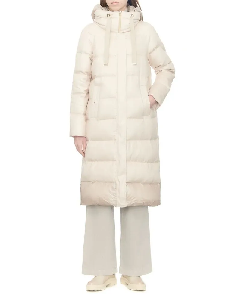 Herno Women's White Cashmere Coat Clothing White