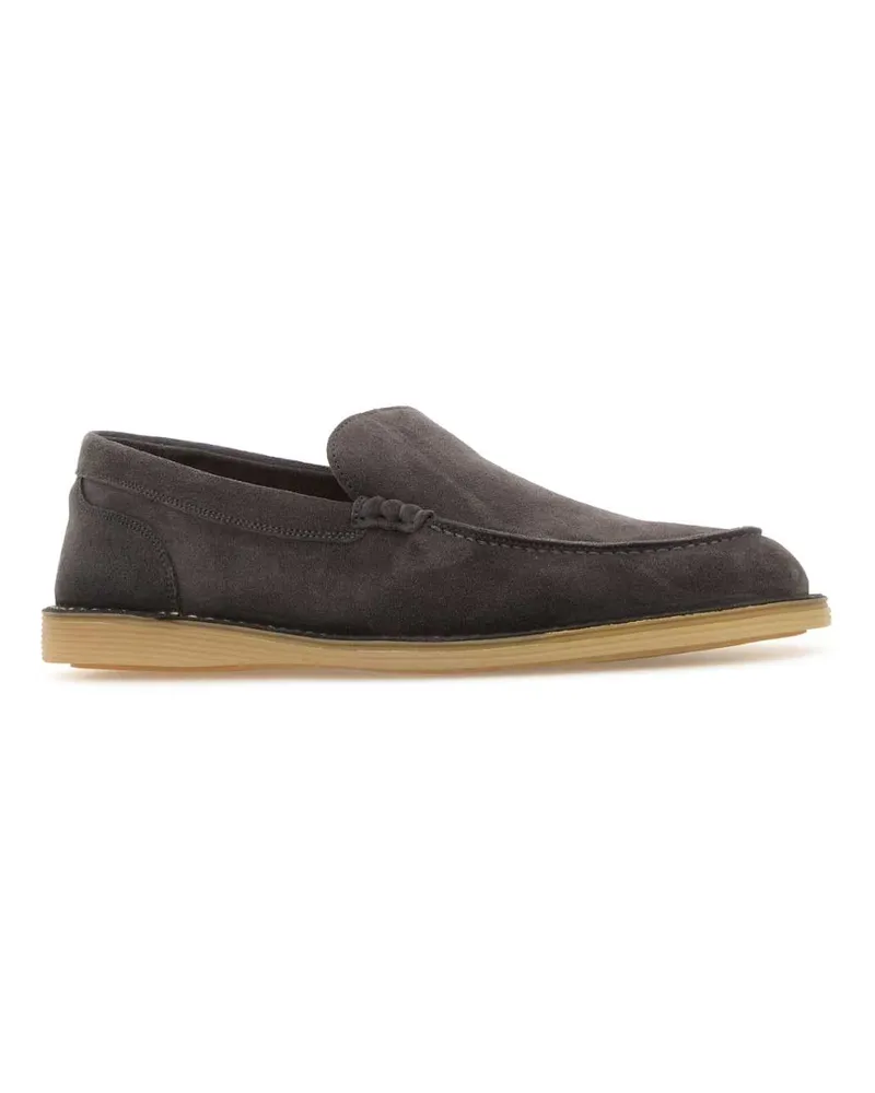 Dolce & Gabbana A50593as707 80730 Grigiopiombo Mocassini Loafers Gray