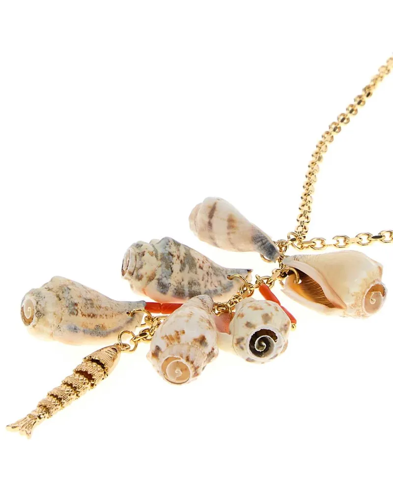 Dsquared2 Women's Gold Metal 2d Necklace 7043 Necklaces Gold
