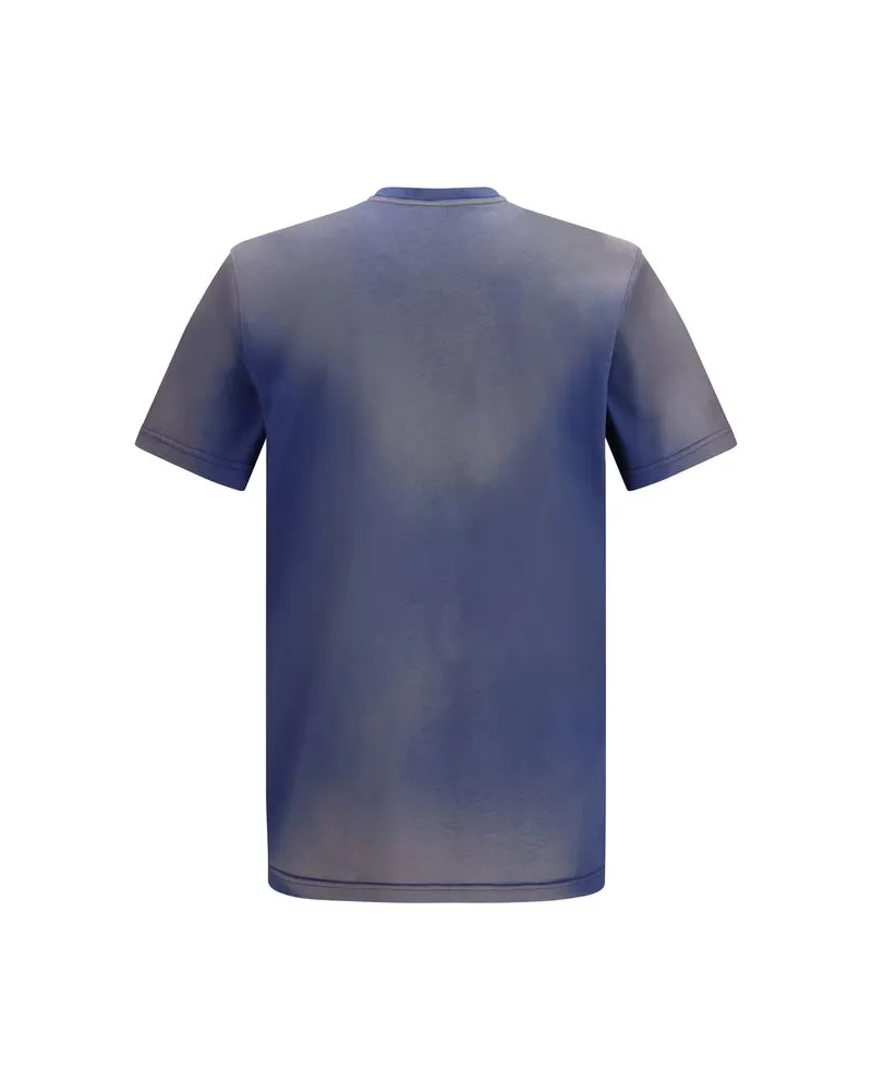 Moschino Men Blue Cotton T-Shirt Blue