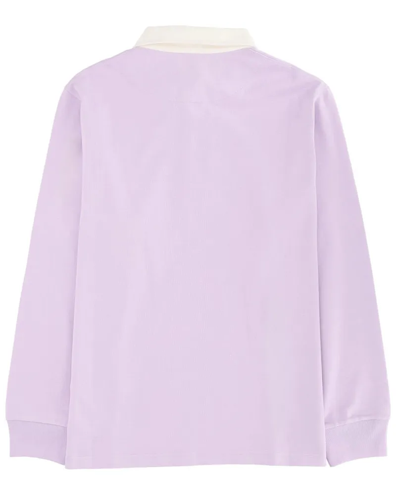 J.W.Anderson Cotton Polo Shirt — Purple Purple