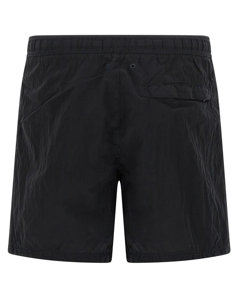 Stone Island B100004 Swim Shorts — Black Black