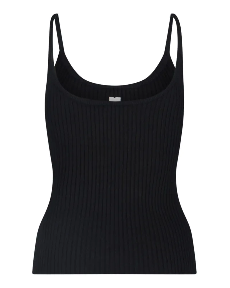 Courrèges Women Top Black Viscose Black