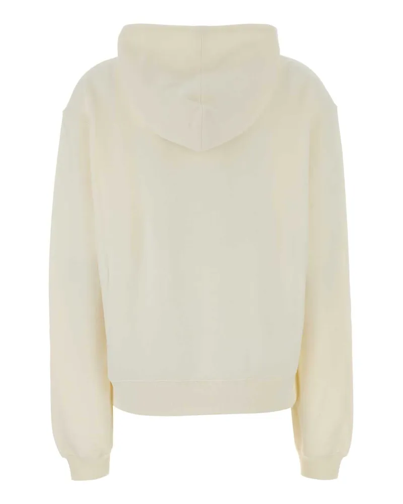 Gucci Women's Regular Hoodie White Cotton Cashmere Sweater White