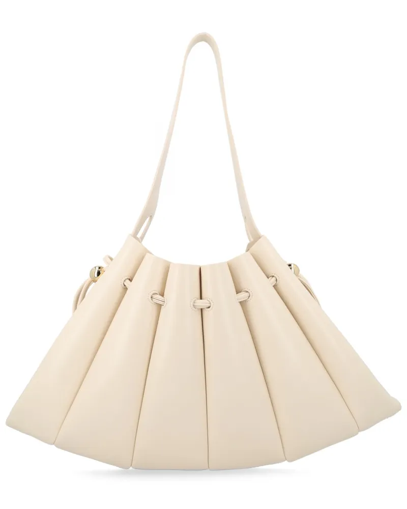 THEMOIRÈ Women's Shoulder Bag Calipso Ivory Recycled Polyester Ivory