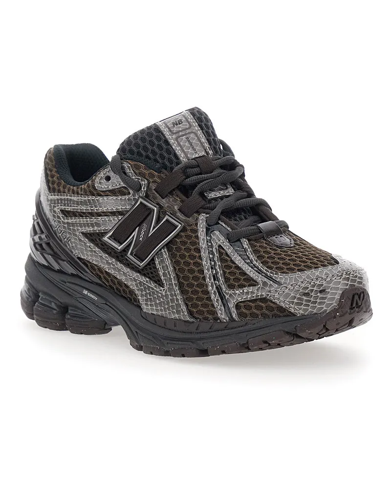 New Balance Unisex Sneakers 1906r Brown Synthetic-Mesh Trainers Synthetic/mesh Brown