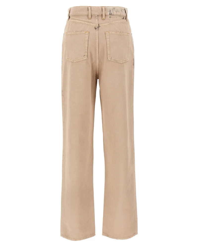 Golden Goose Kim Jeans — Beige Beige