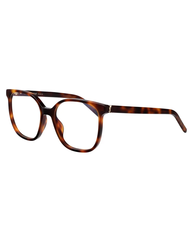 Saint Laurent Women's Sunglasses Slm155 Havana-Transparent Havana-Havana-Transparent Acetate Glasses & Frames Havana/havana/transparent Havana