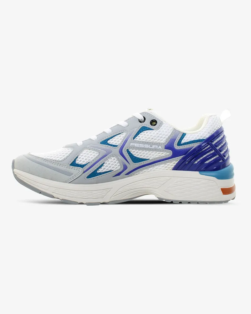 Fessura Men's City 01 Gray-Blue Everyday Sneakers White