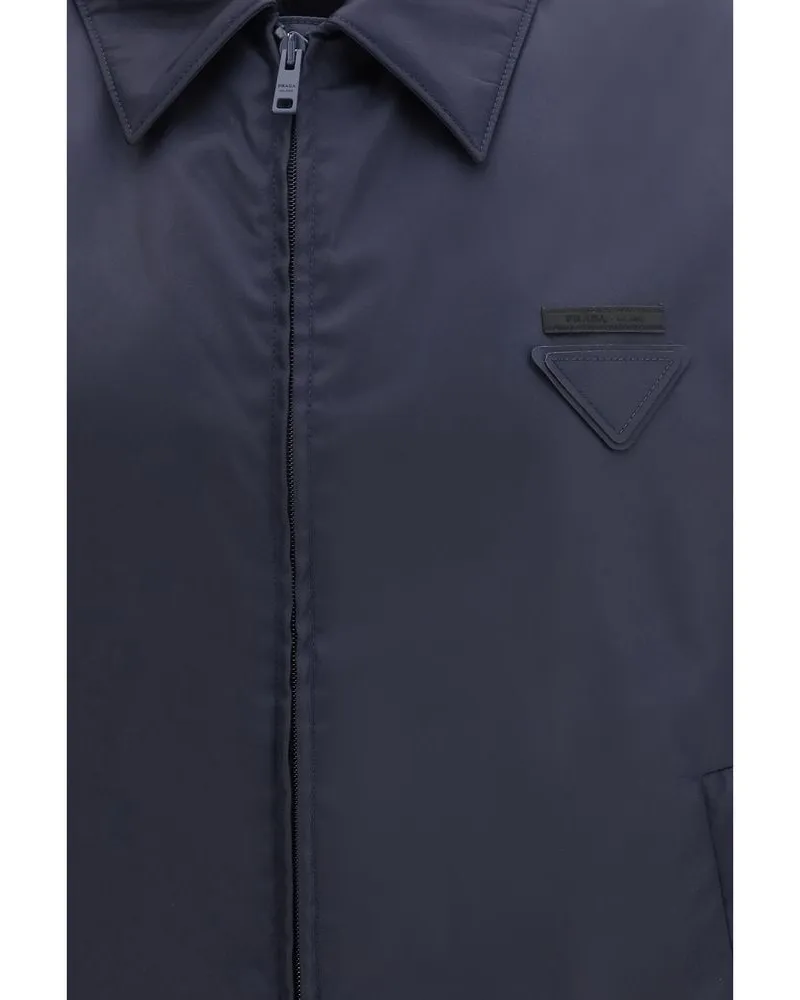 Prada Re-Nylon Shell Jacket — Navy Navy