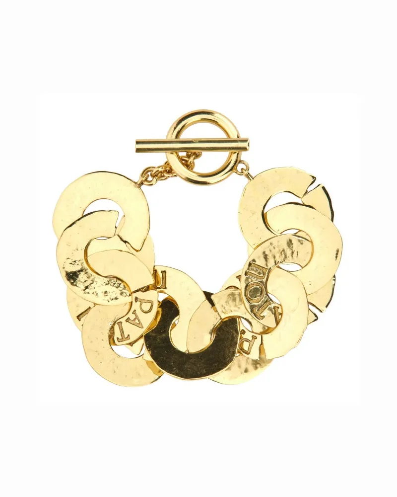 Patou Coins Bracelet — Gold Gold