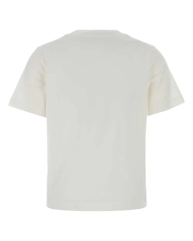 Burberry Crochet Logo T-Shirt — White White
