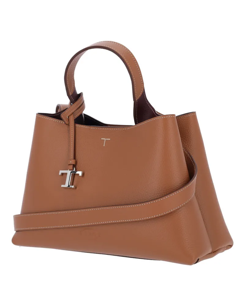 TOD'S Women's Bags Brown Calf Leather Brown