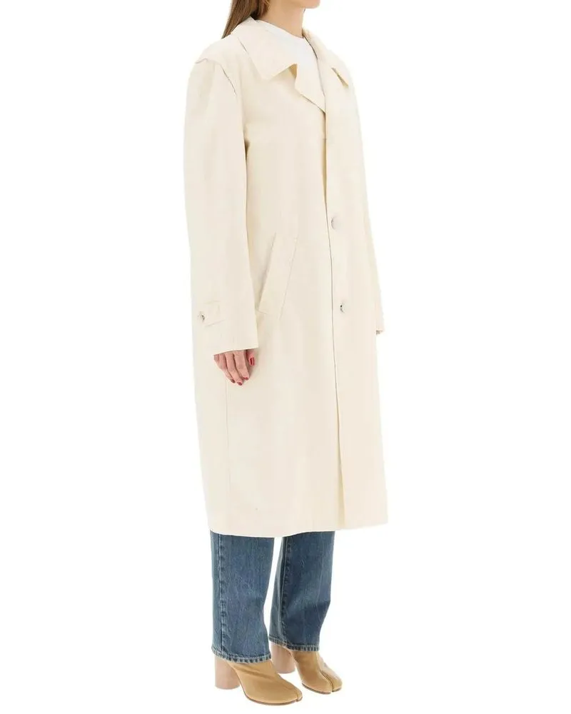Maison Margiela Women's White Cotton Coat Clothing White