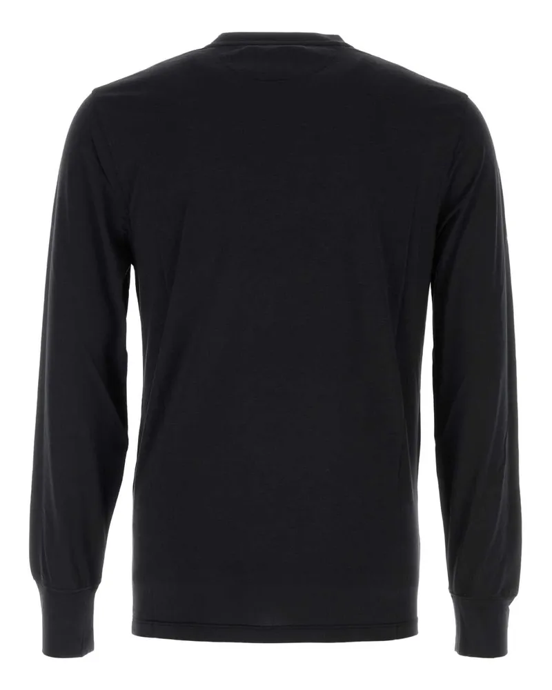Tom Ford Black Exterior: Lyocell Cotton Maglieria Sweater Black