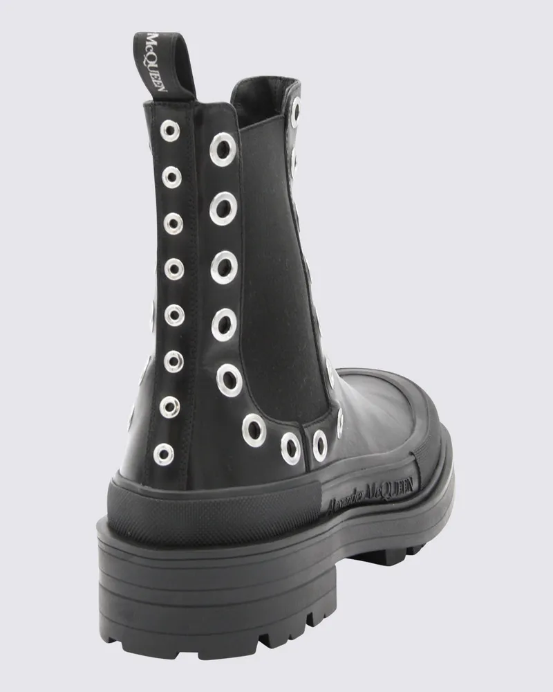 Alexander McQueen Men's Boots Black _cover Tex-Le Sole El Tex/le Black