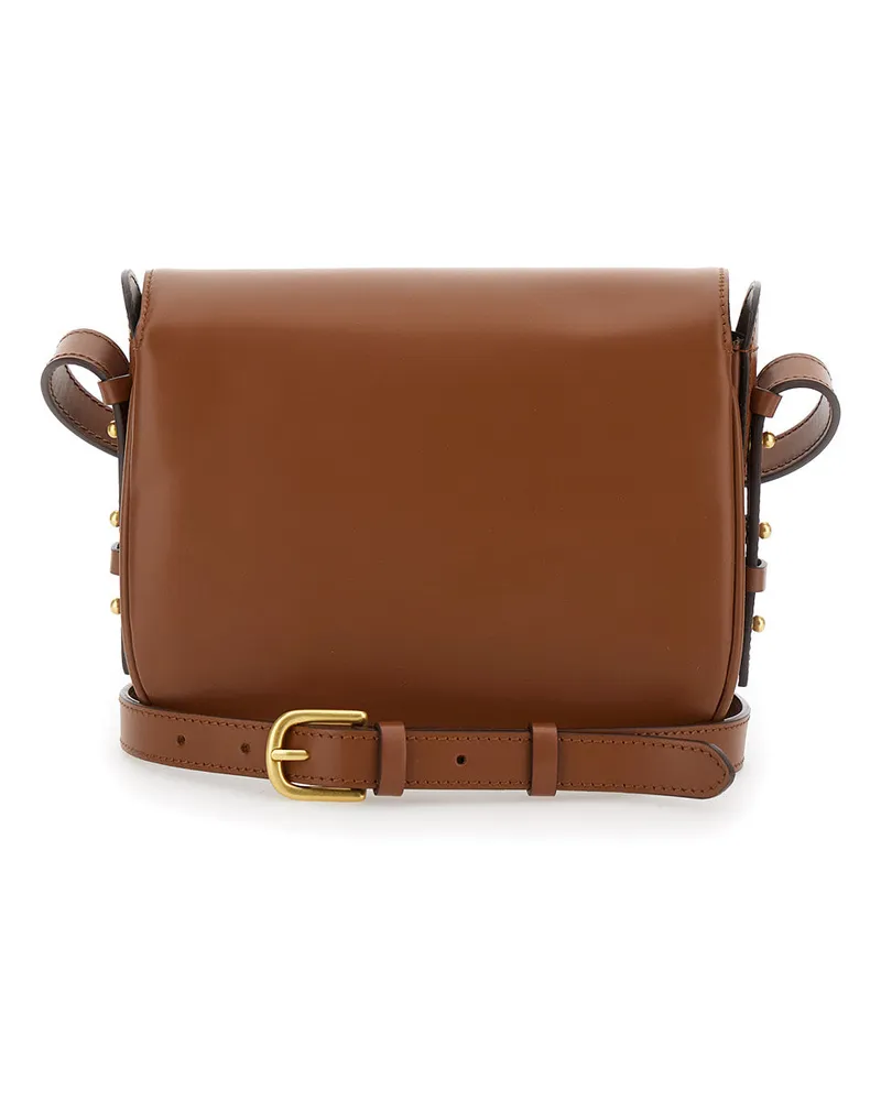 Soeur Women's Shoulder Bag Bellissima Mini Brown Leather Brown