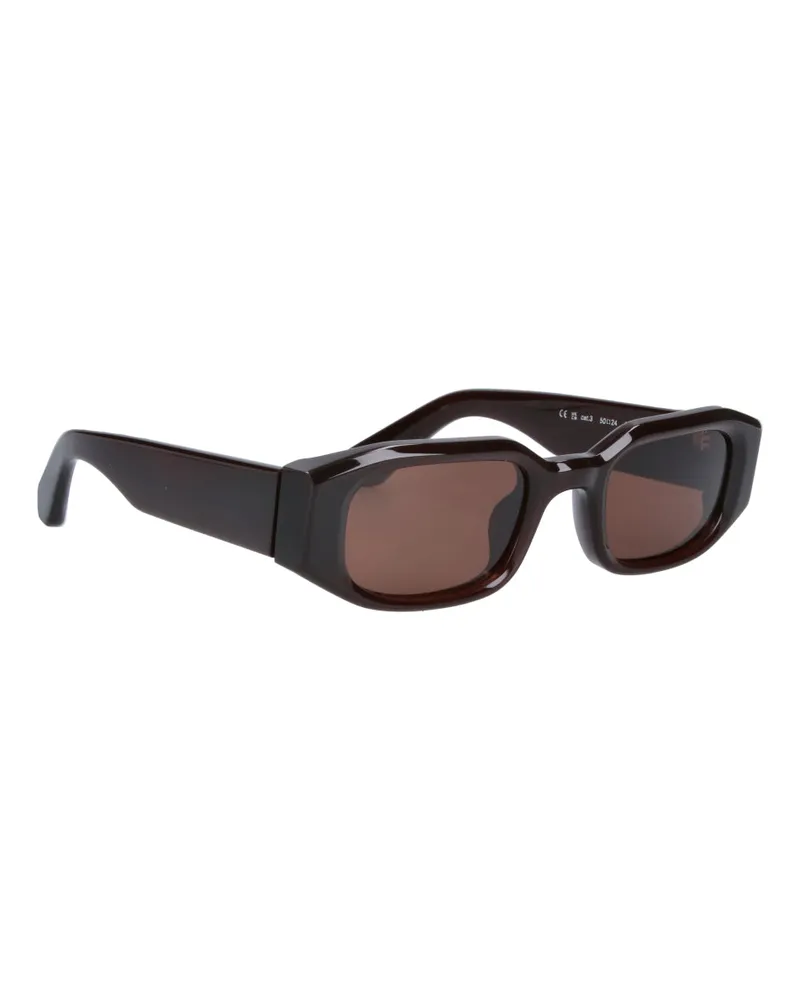 CHIMI Unisex Sunglasses Brown Acetate Black