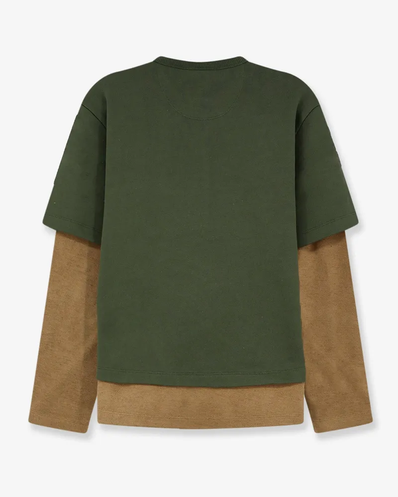 ATTICO Women's Green Cotton Sweatshirt Sweatshirts Sweater Green