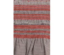 Ruched with Side Ties Tank Top — Red