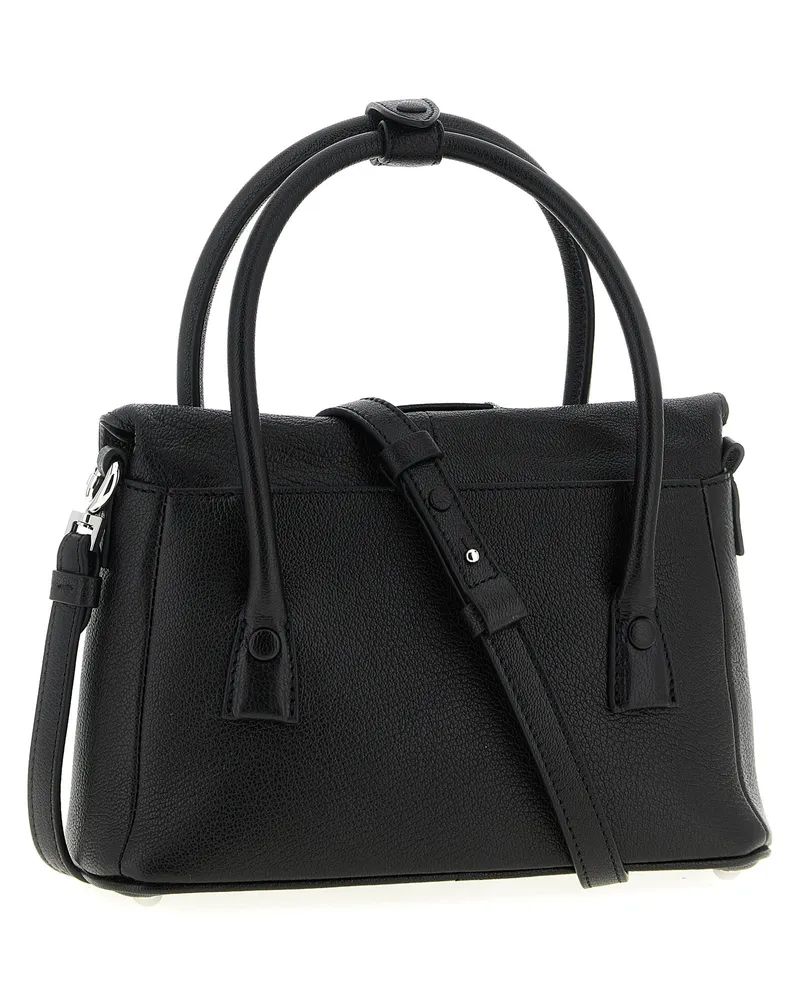 Maison Margiela Women's 5ac East West Top Handle Bag Black Goat Cashmere Black