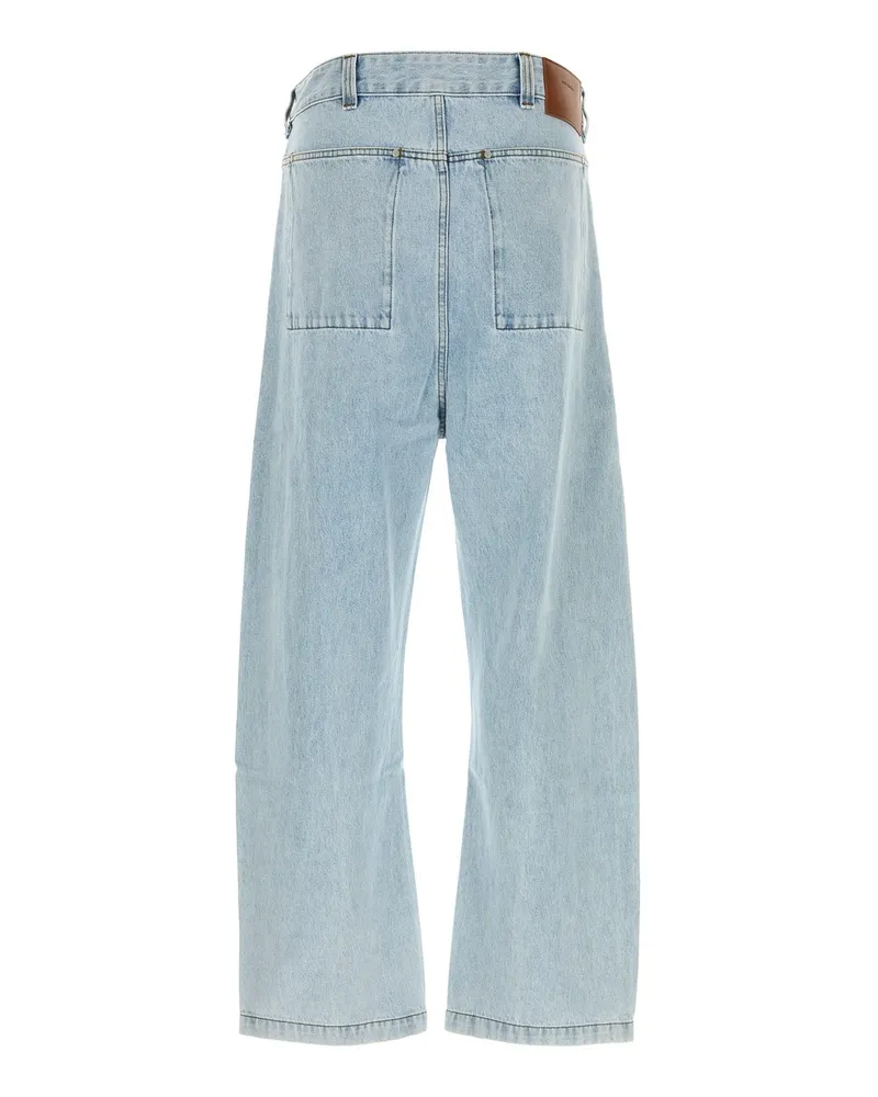 Entire Studios Men's Black Denim Gem Jeans Oldblue Exterior: Cotton Blue
