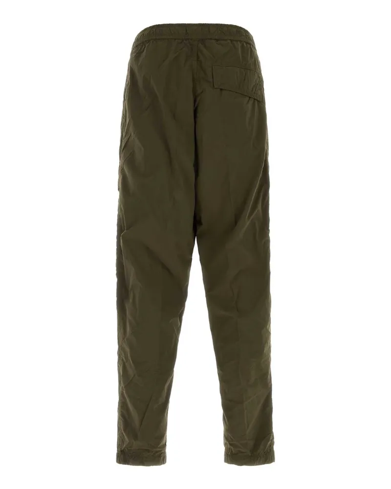 Stone Island Militarygreen Pantaloni Exterior: Nylon Trousers Green