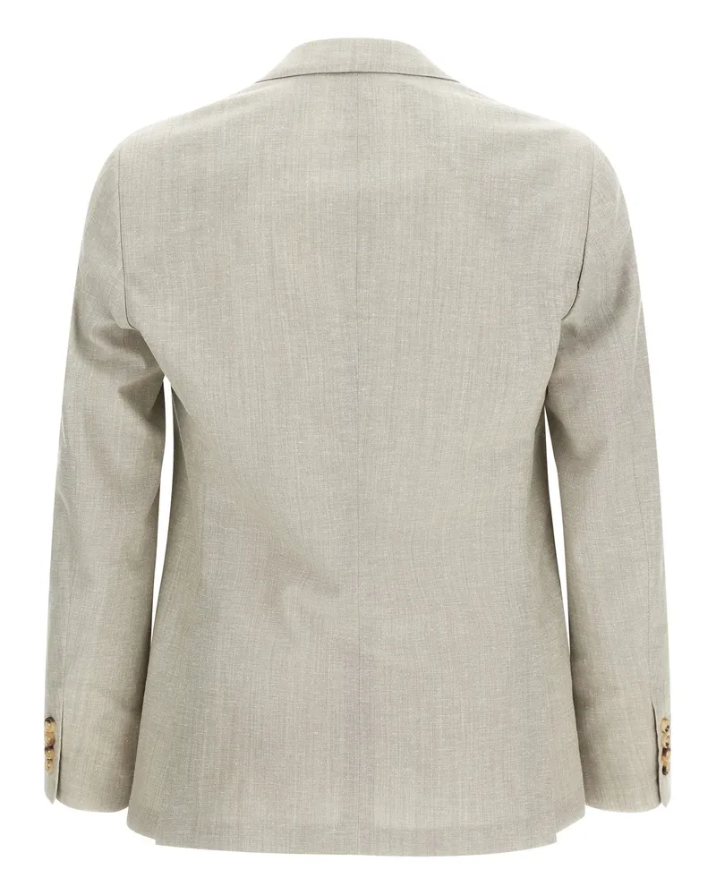 Pal Zileri Men's Gray Copper Blazer Clothing Gray