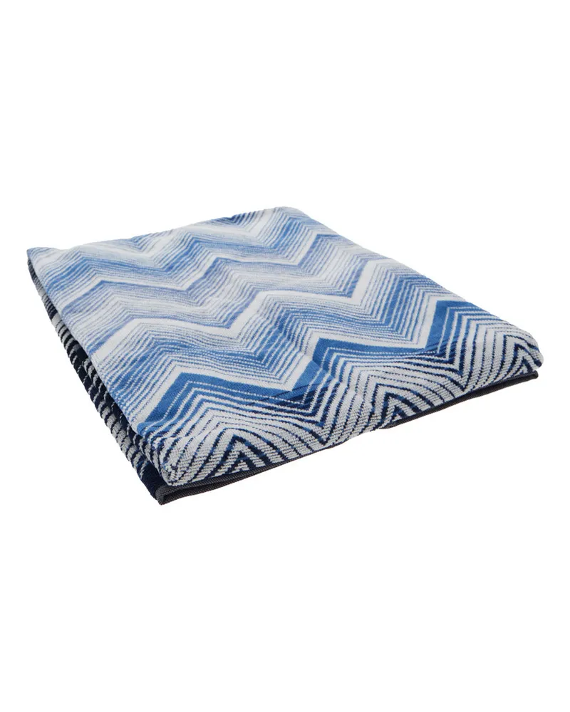 Missoni Home Unisex Towel Marea Multicolour Cotton Towels & Bath Robes Blue