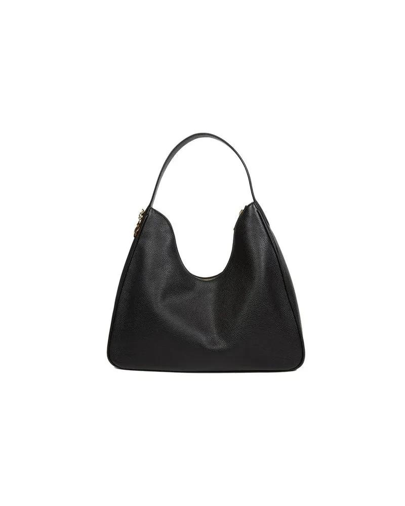 Michael Kors Women's Shoulder Bag Black Leather Shoulder-bags Black