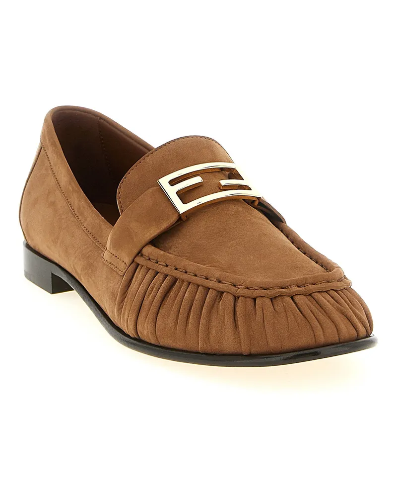 Fendi Baguette Loafer — Tan Tan