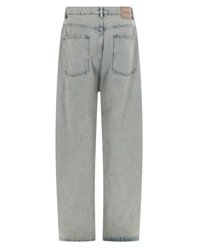 Drôle de Monsieur Baggy Fit Cotton Jeans — Gray Gray