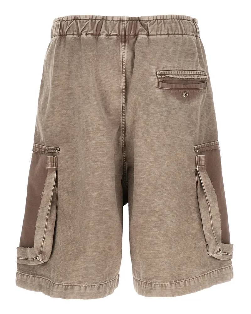 MIHARAYASUHIRO Men's Gray Cotton Bermuda Shorts Gray