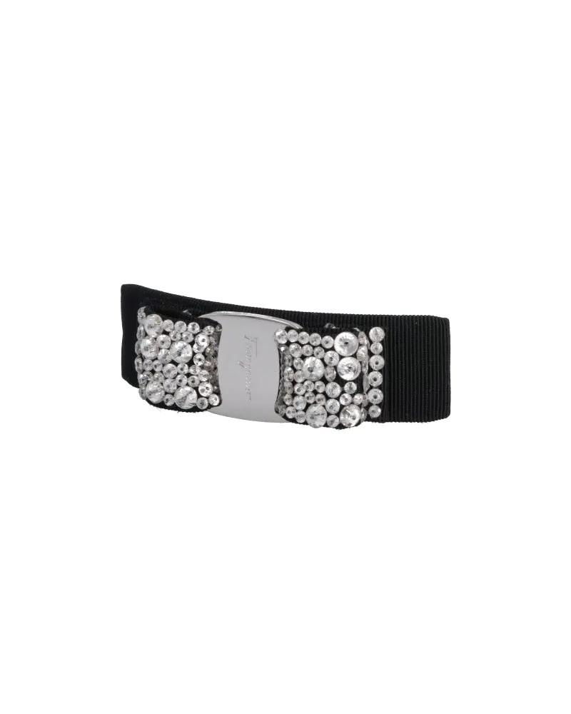 Ferragamo Women's Accessories Black Cotton Black