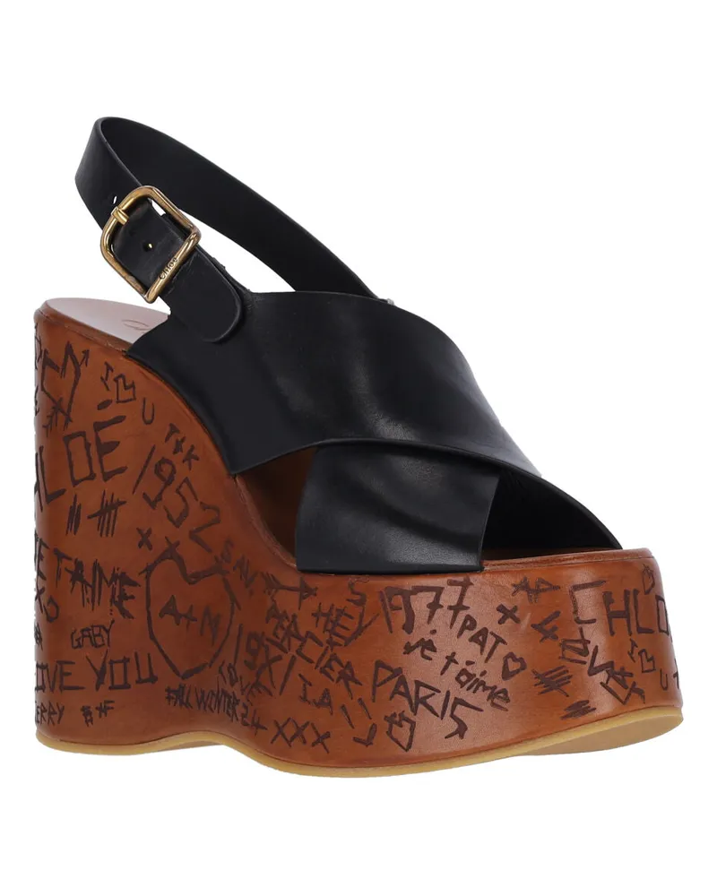 Chloé Women's Chloè With Heel Black Upper: Cow Leather Black