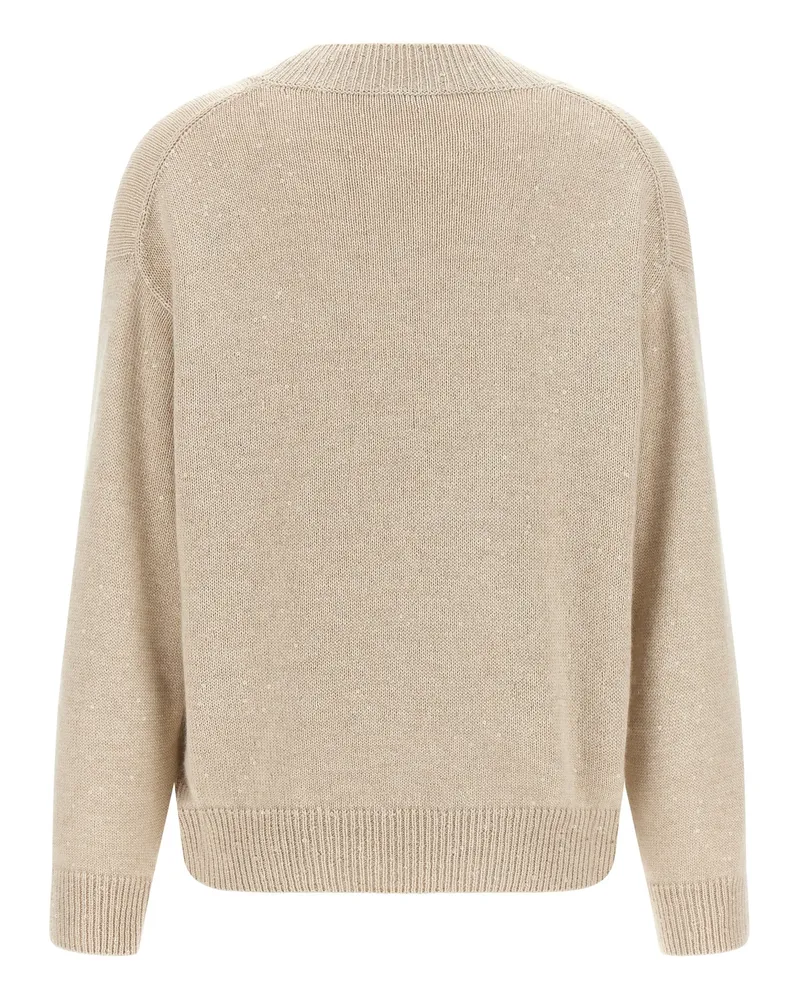 Brunello Cucinelli Women's Beige Cashmere Cardigan Clothing Beige