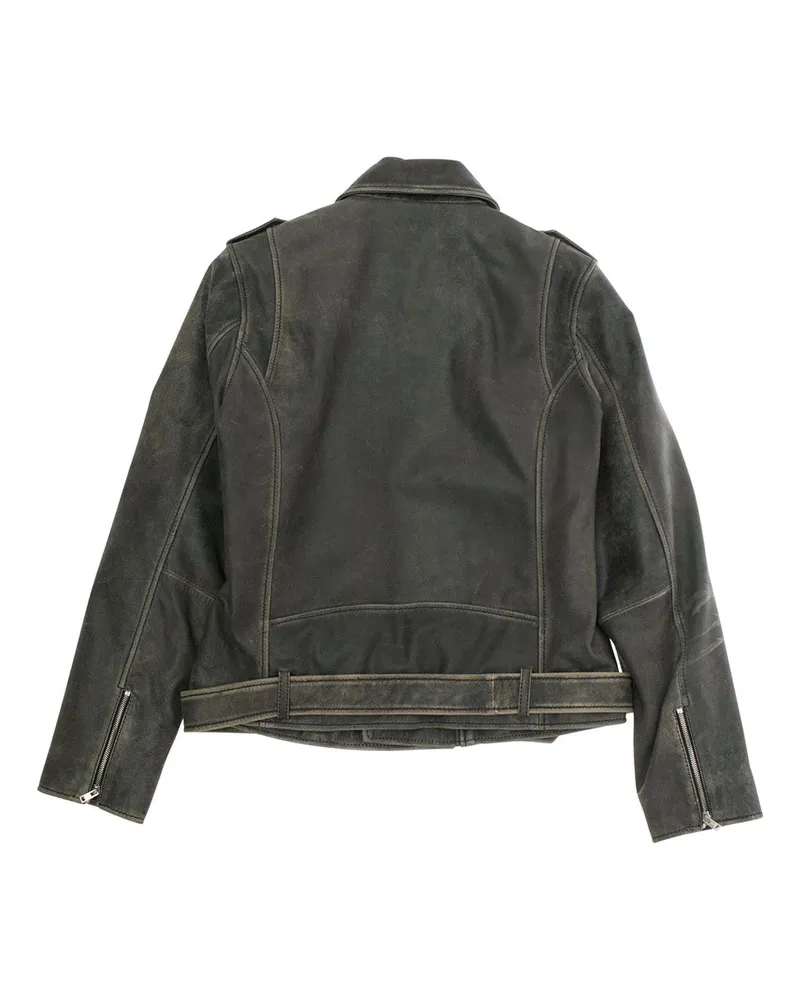 Marni Boys' Kids Jacket Black Leather Goat Blazers Black