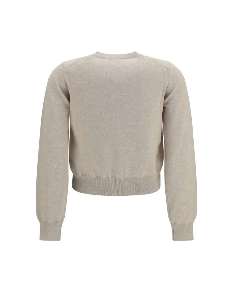 Kitsuné Baby Fox Cardigan — Beige Beige