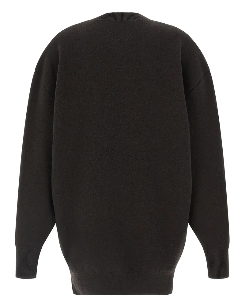 Tom Ford Sculptural Double Face Dress Black
