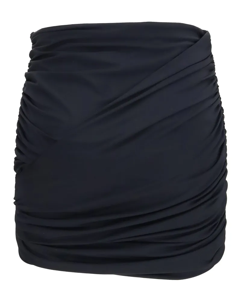 Magda Butrym Women's Draped Swim Mini Skirt Black Polyamide; Elastane Black