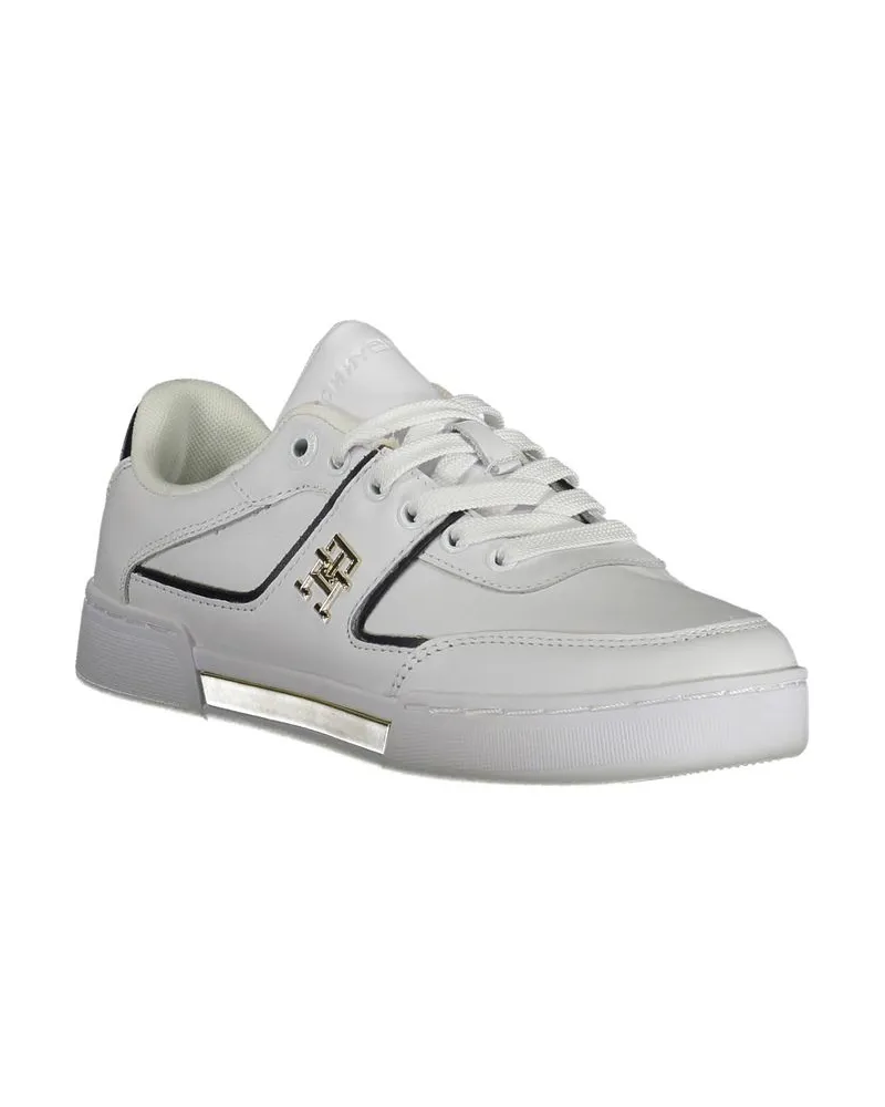 Tommy Hilfiger Leather Sneaker — White White