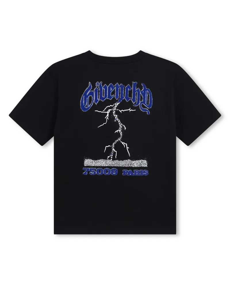 Givenchy Cotton Crew Neck T-Shirt — Black Black